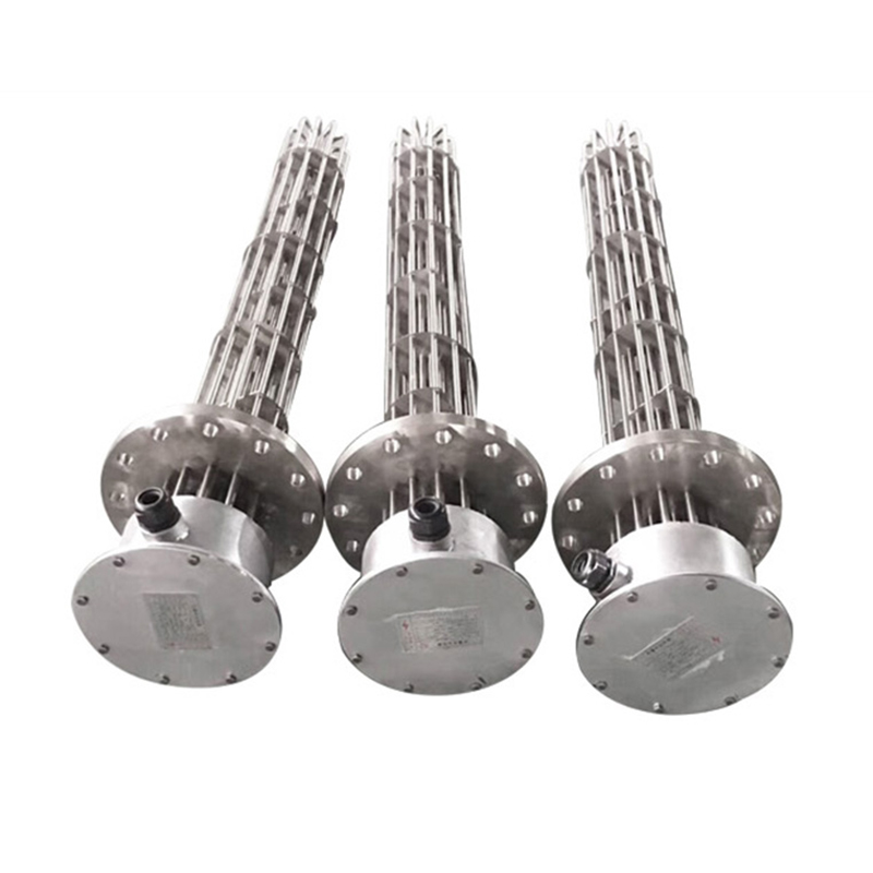 Aquecedor tubular flangeado