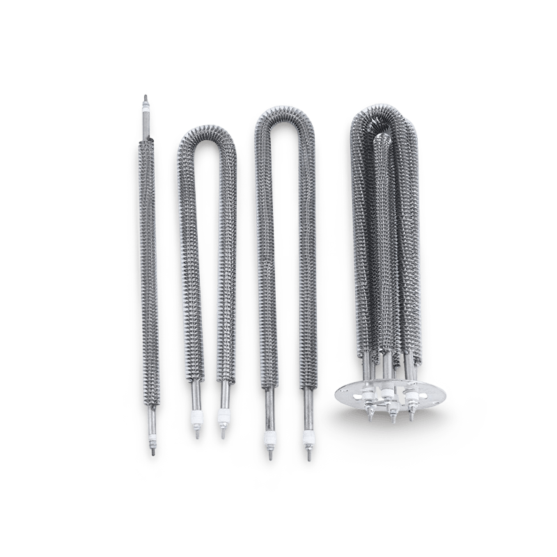 Aquecedor tubular com aletas Aquecedor tubular
