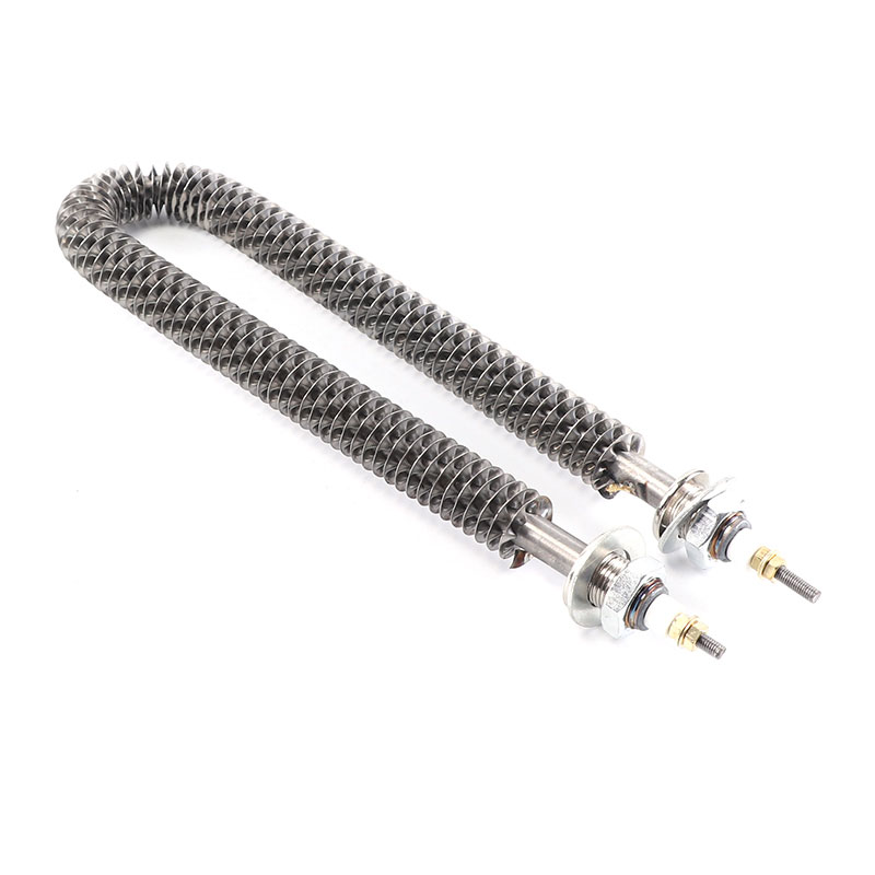 Aquecedor tubular com aletas