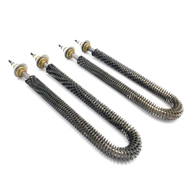 Aquecedor tubular com aletas