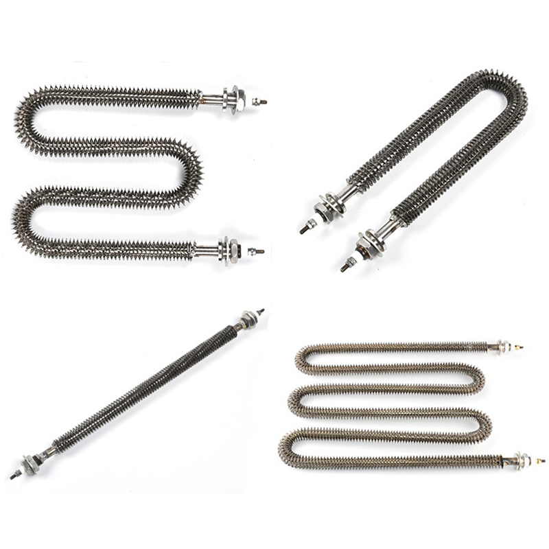 Aquecedor tubular com aletas