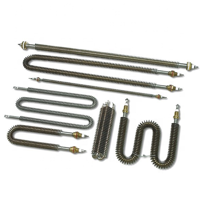 Aquecedor tubular com aletas