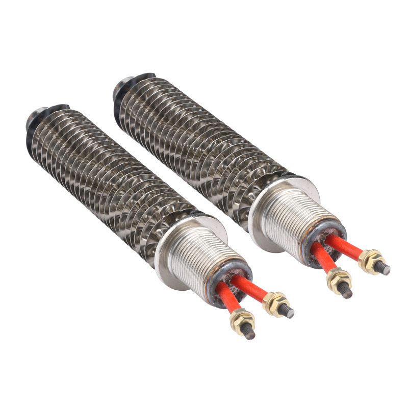 Aquecedor tubular com aletas