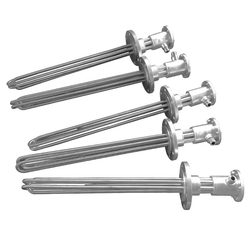 Aquecedor tubular flangeado